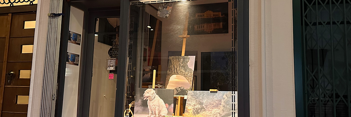 Fotografische Acrylmalerei aus Wien