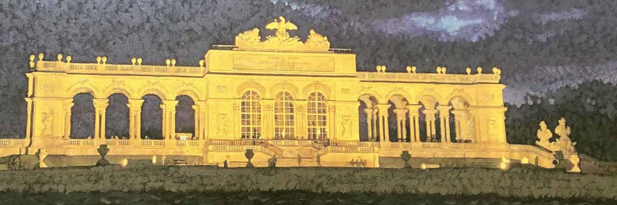 Fotografische Acrylmalerei aus Wien
